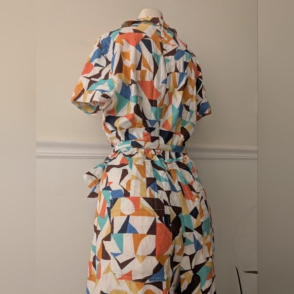 Maeve The Colette Wrap Jumpsuit by Linen Edition - Picture 11 of 12